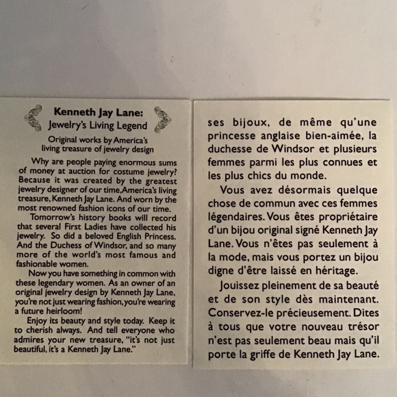 Kenneth Jay Lane Black pearl + pave necklace - Picture 9 of 10